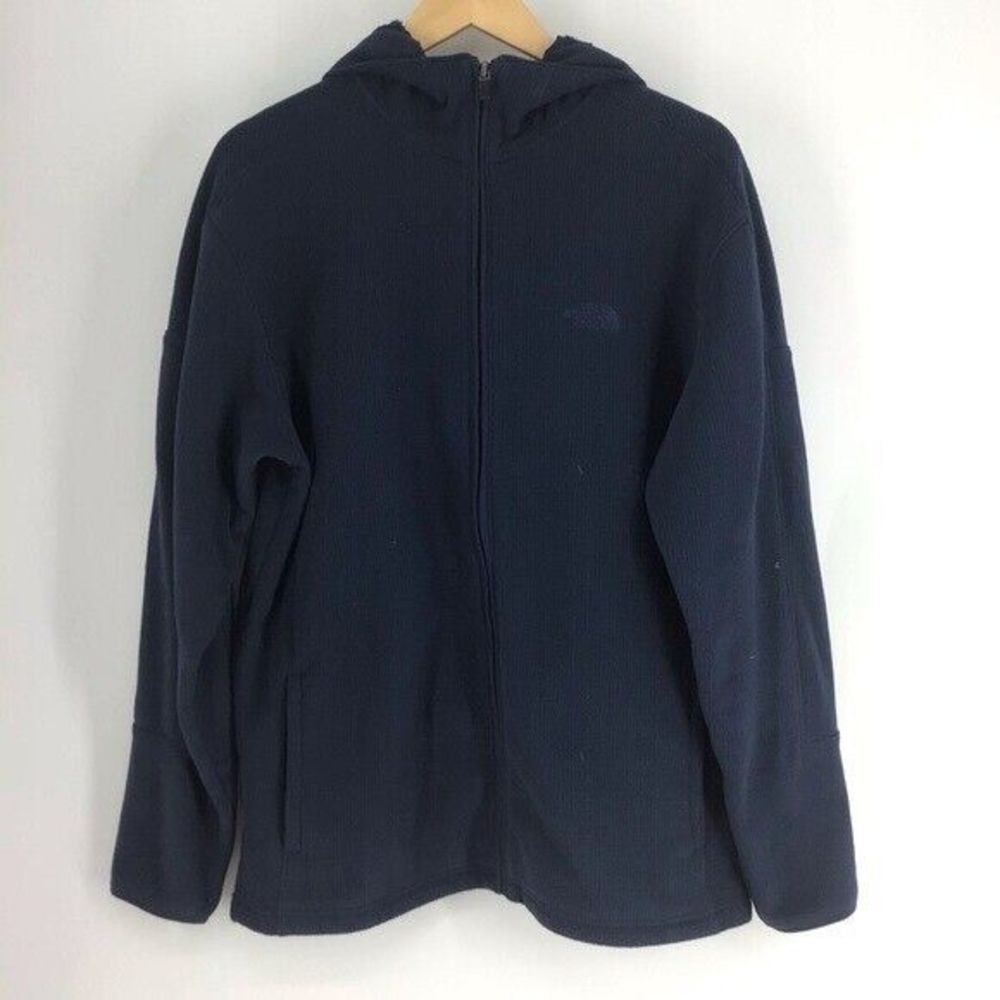 The North Face Navy Blue Full Zip Corduroy Jacket Men Size Large